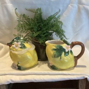 Lemon Sugar and Cream Set